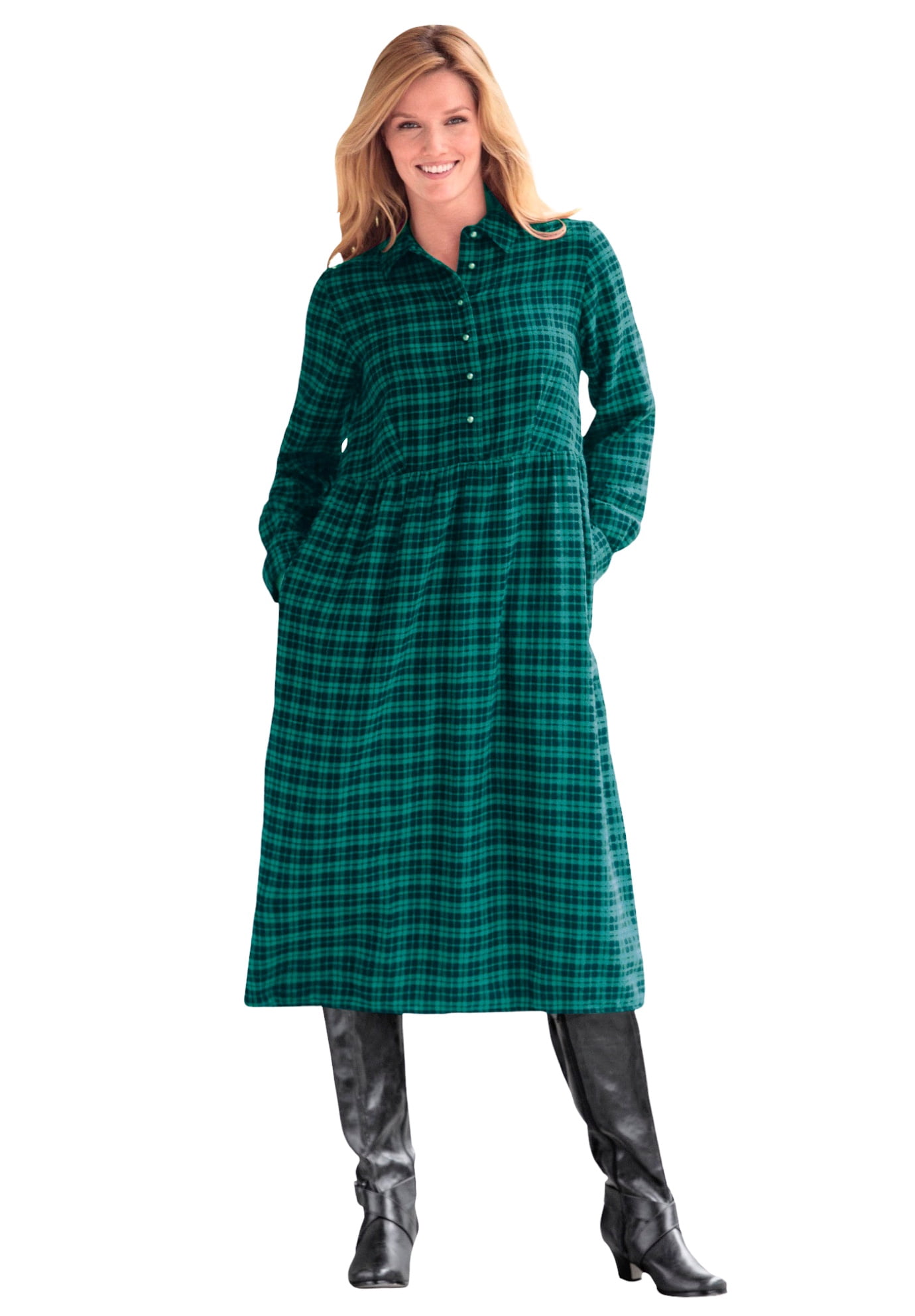 navy blue dress for baby girl Black Warm Cotton Flannel A-Line Full Sleeve Short Dress 62