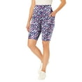 thumbnail image 1 of Woman Within Plus Size Stretch Cotton Pocket Bike Short, 1 of 3