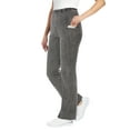 thumbnail image 1 of Woman Within Plus Size Petite Stretch-Cotton Knit Pull-On Bootcut Pocket Leggings, 1 of 3