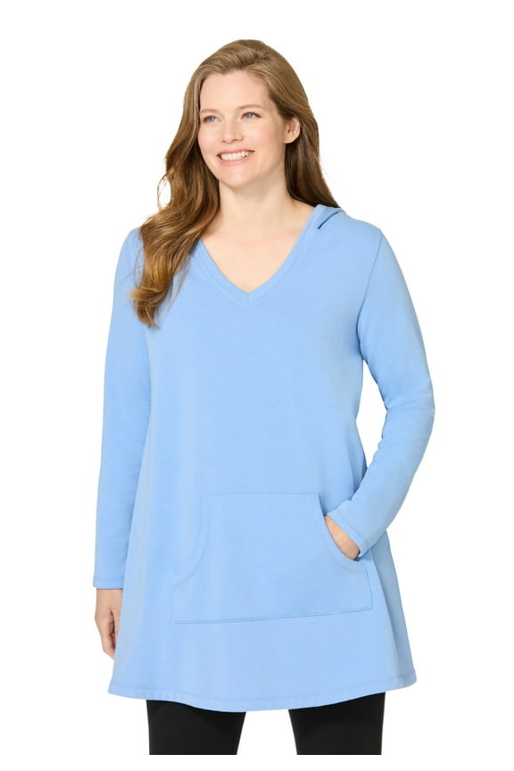 Plus Size Pocket Hoodie Sweatshirt