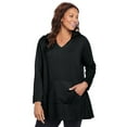 thumbnail image 1 of Woman Within Plus Size Pocket Hoodie Sweatshirt, 1 of 6