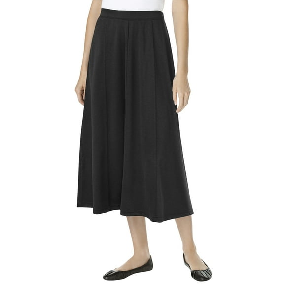 Woman Within Plus Size Petite Ponte Knit A-Line Skirt