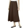 thumbnail image 1 of Woman Within Plus Size Ponte Knit A-Line Skirt, 1 of 3