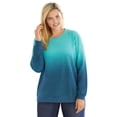 thumbnail image 1 of Woman Within Plus Size Printed Sweatshirt, 1 of 5