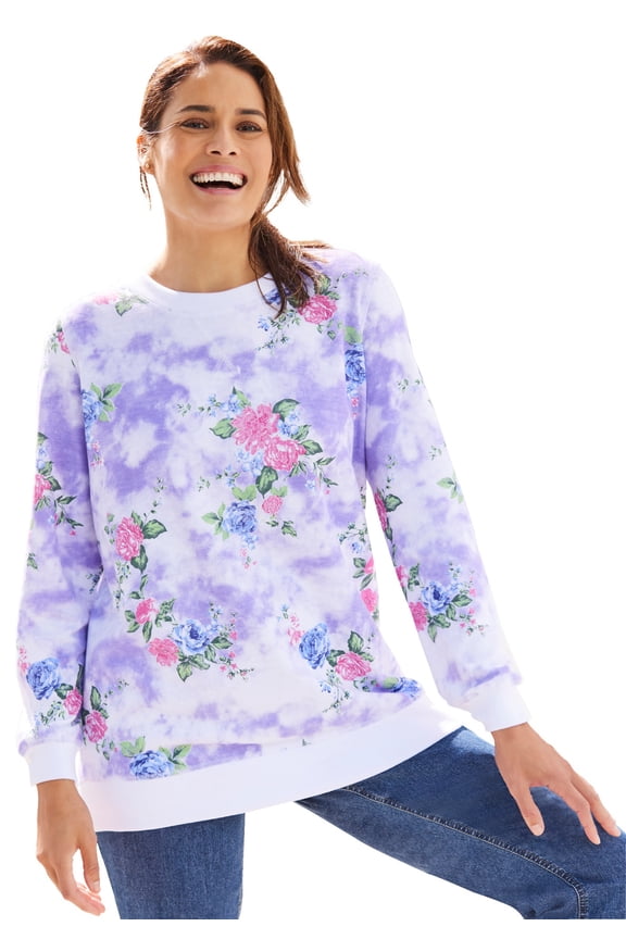 Plus Size Printed Sweatshirt