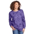 thumbnail image 1 of Woman Within Plus Size Printed Sweatshirt, 1 of 3