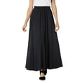 thumbnail image 1 of Woman Within Plus Size Pull-On Elastic Waist Soft Maxi Skirt, 1 of 5
