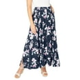 thumbnail image 1 of Woman Within Plus Size Pull-On Elastic Waist Soft Maxi Skirt, 1 of 5