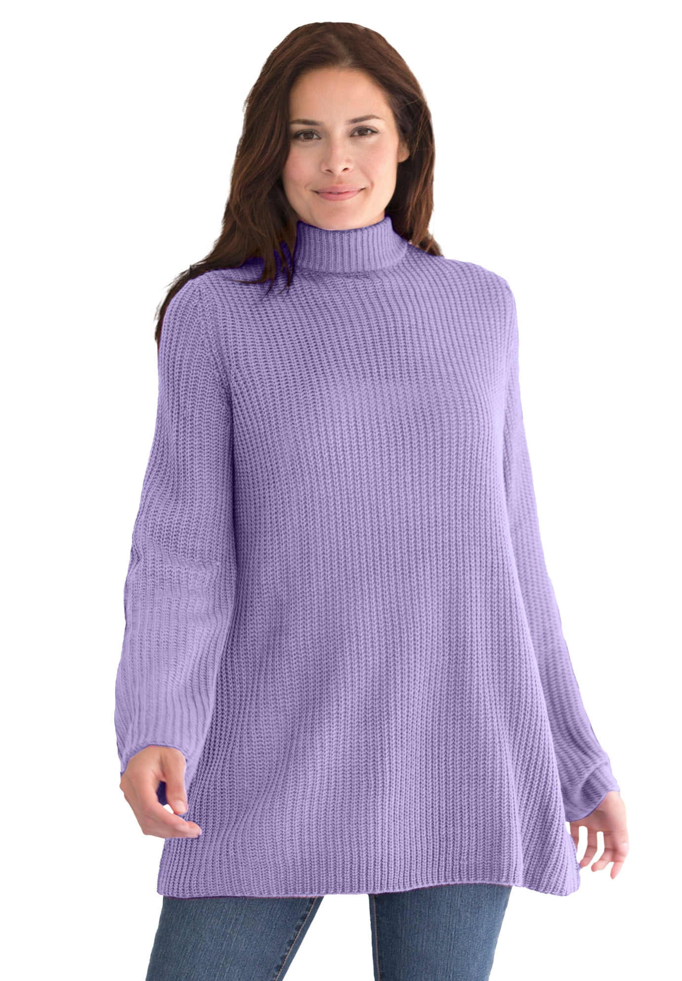 Plus Size Pullover Shaker Swing Sweater