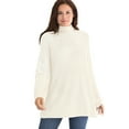 thumbnail image 1 of Woman Within Plus Size Pullover Shaker Swing Sweater, 1 of 6