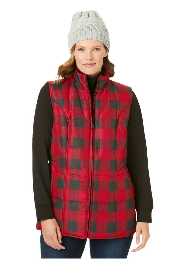 Plus Size Quilted Vest