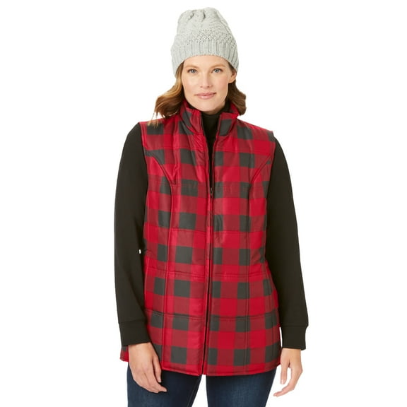 Woman Within Plus Size Quilted Vest
