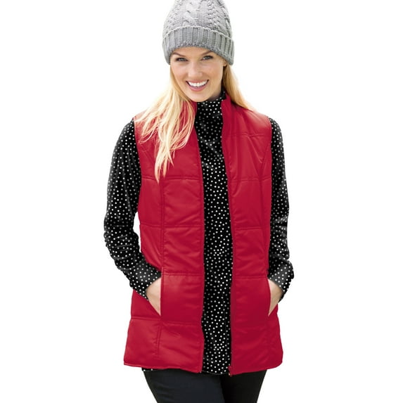 Woman Within Plus Size Quilted Vest