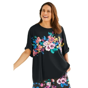 Woman Within Plus Size Relaxed Tee