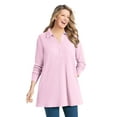thumbnail image 1 of Woman Within Plus Size Relaxed Waffle-Thermal Tunic, 1 of 6