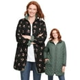 thumbnail image 1 of Woman Within Plus Size Reversible Quilted Barn Jacket, 1 of 6