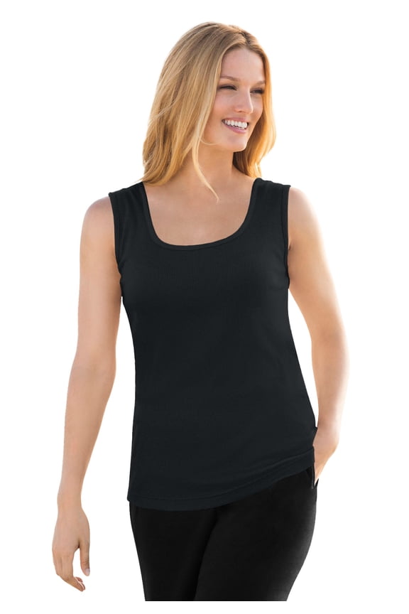 Plus Size Rib Knit Tank