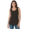 thumbnail image 1 of Woman Within Plus Size Scoopneck Tank, 1 of 6