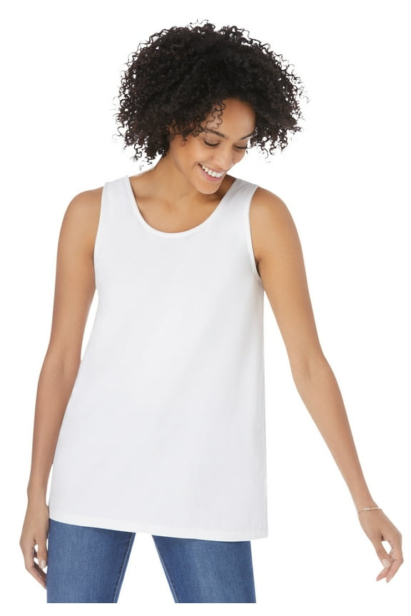 Plus Size Scoopneck Tank