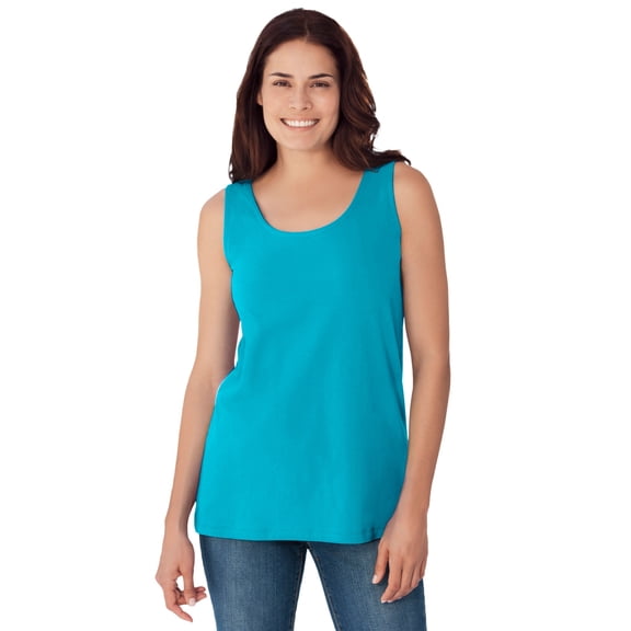 Woman Within Plus Size Scoopneck Tank