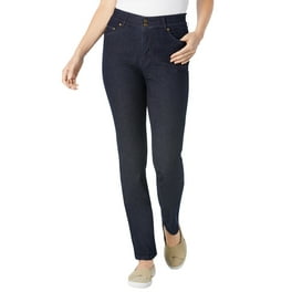 Woman Within Women's Plus Size Secret Solutions™ Tummy Smoothing Straight  Leg Jean Jean 