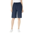 thumbnail image 1 of Woman Within Plus Size Seersucker Short, 1 of 4