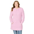 thumbnail image 1 of Woman Within Plus Size Shaker Sweater Pullover Hoodie, 1 of 3