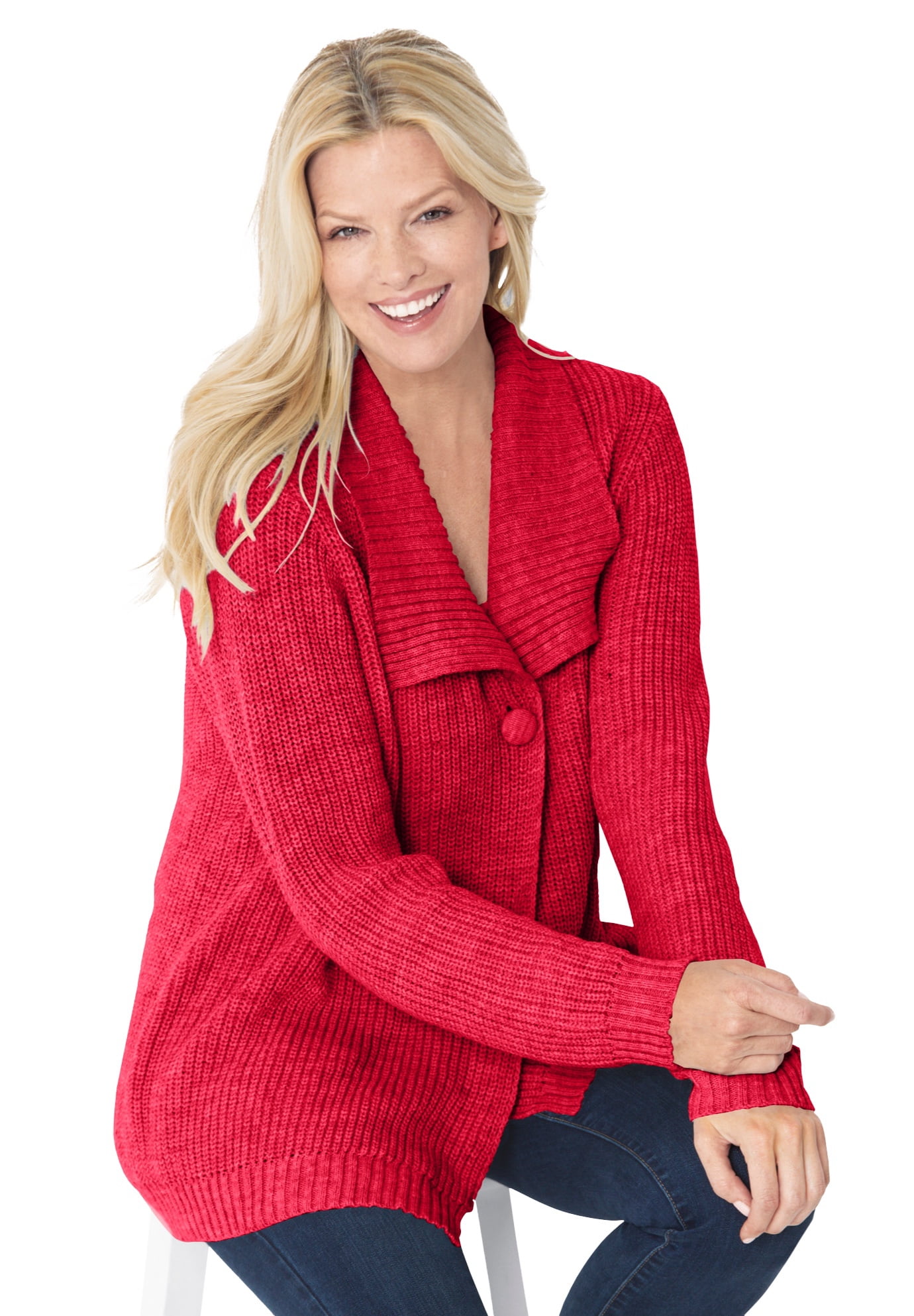 Plus size shawl collar sweater hotsell