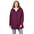 thumbnail image 1 of Woman Within Plus Size Sherpa-Lined Hooded Parka, 1 of 5