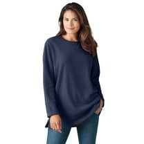 Woman Within Plus Size Sherpa Sweatshirt