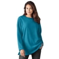thumbnail image 1 of Woman Within Plus Size Crewneck Ultra Soft Sherpa Sweatshirt, 1 of 6