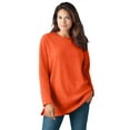 thumbnail image 1 of Woman Within Plus Size Sherpa Sweatshirt, 1 of 5