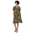 thumbnail image 1 of Woman Within Plus Size Short Crinkle Dress, 1 of 6