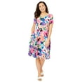 thumbnail image 1 of Woman Within Plus Size Short Crinkle Dress, 1 of 6
