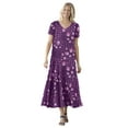 thumbnail image 1 of Woman Within Plus Size Short-Sleeve Crinkle Dress, 1 of 6