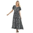 thumbnail image 1 of Woman Within Plus Size Short-Sleeve Crinkle Dress, 1 of 6