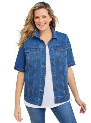 Jean jacket with short sleeves deals