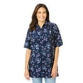 thumbnail image 1 of Woman Within Plus Size No Iron Short Sleeve Peachskin Shirt, 1 of 6