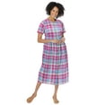 thumbnail image 1 of Woman Within Plus Size Short-Sleeve Seersucker Dress, 1 of 3