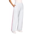 thumbnail image 1 of Woman Within Plus Size Side Stripe Cotton French Terry Straight-Leg Pant, 1 of 3