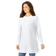 thumbnail image 1 of Woman Within Plus Size Side Zip Sweatshirt, 1 of 5