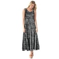 thumbnail image 1 of Woman Within Women's Plus Size Sleeveless Crinkle Dress, 1 of 6