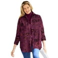 thumbnail image 1 of Woman Within Plus Size Soft Faux Suede Shirt, 1 of 5