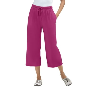 Woman Within Plus Size Sport Knit Capri Pant