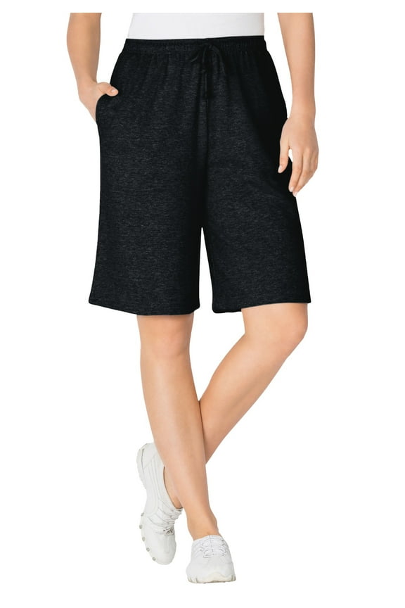 Plus Size Sport Knit Short