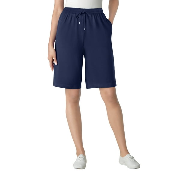 Woman Within Plus Size Sport Knit Short