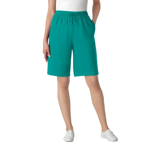 Woman Within Plus Size Sport Knit Short