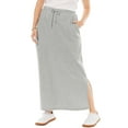 thumbnail image 1 of Woman Within Plus Size Sport Knit Side-Slit Skirt, 1 of 6
