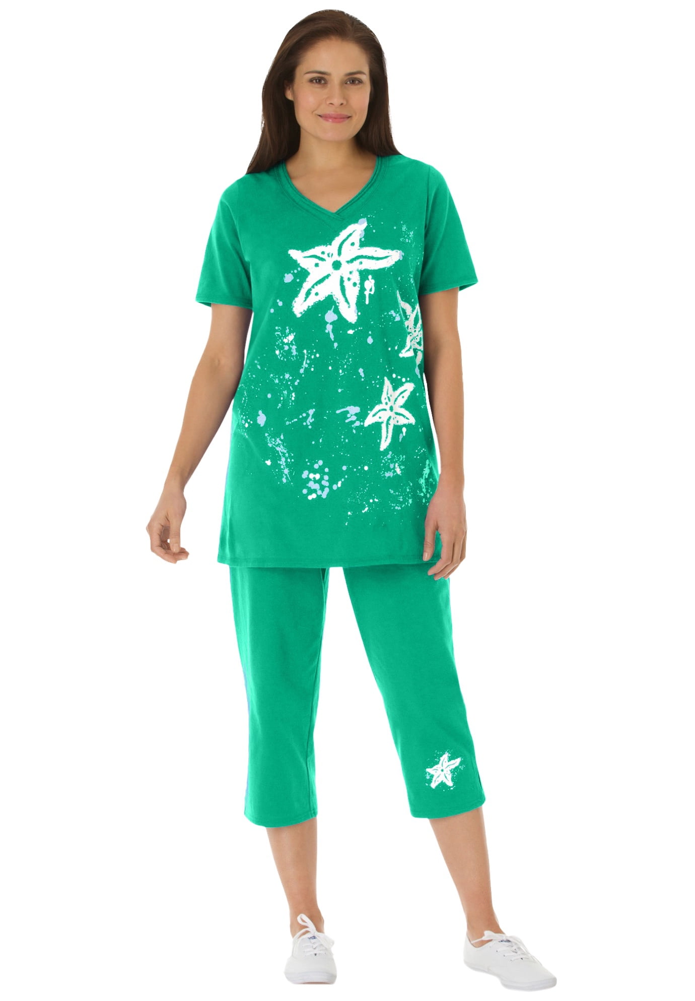 Woman within christmas pajamas hot sale