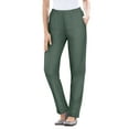 thumbnail image 1 of Woman Within Plus Size Straight Leg Elastic Waist Stretch Fineline Denim Jean (Petite & Tall Available), 1 of 5
